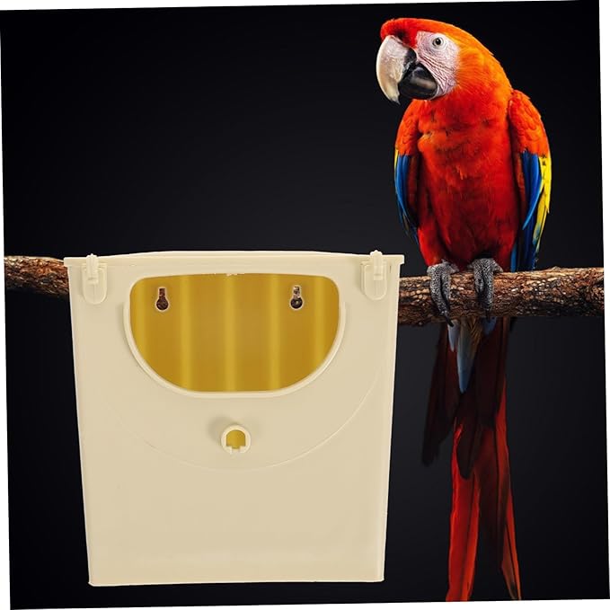 4pcs Box Bird Breeding Box Parakeet Bird Living Box Plastic Bird Mating Plastic Nesting House Hanging Parakeet Nesting Breeding Pet Nest