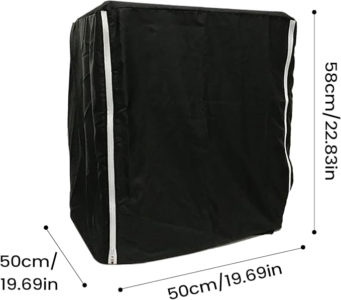 Parrot Cage Guard – Large Night Cover Shield, Sturdy Oxford Cloth, Noise Reduction Crate Blanket, Zipper Access Flap | Animal Cage Cover for, Small Bird, Parakeet, Macaw, Home Indoor Aviary