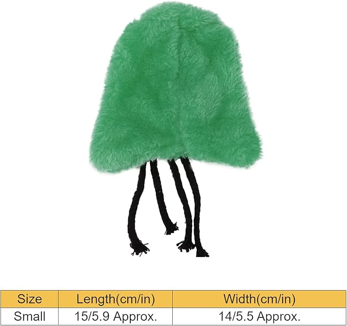 Parrot Warm Plush Fleece Bird Blanket Cuddle Nest Sleeping Nest Birds Cage Hanging Bed House for Parakeet Cockatiel(S Green)