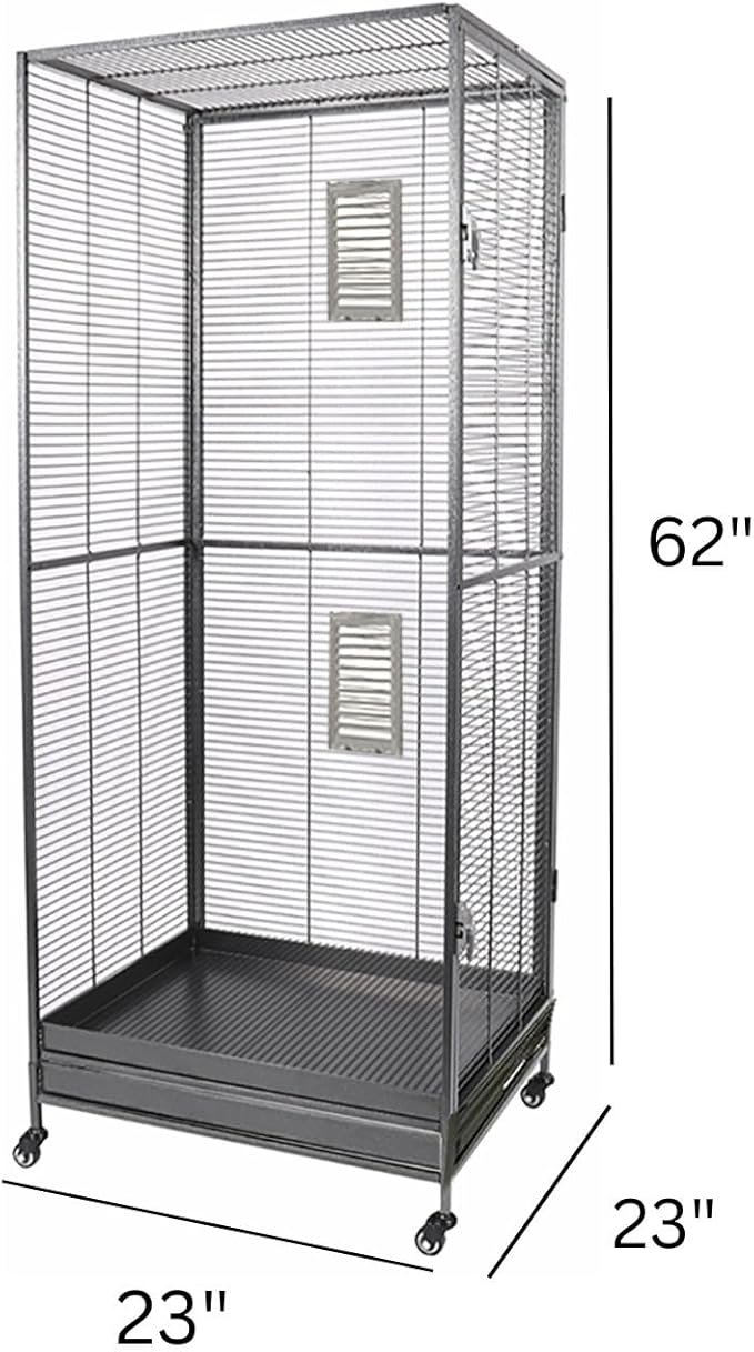 Exotic Nutrition Borneo Version II Small Animal Cage - for Sugar Gliders, Squirrels, Marmosets & Other Small Pets (Add-On)