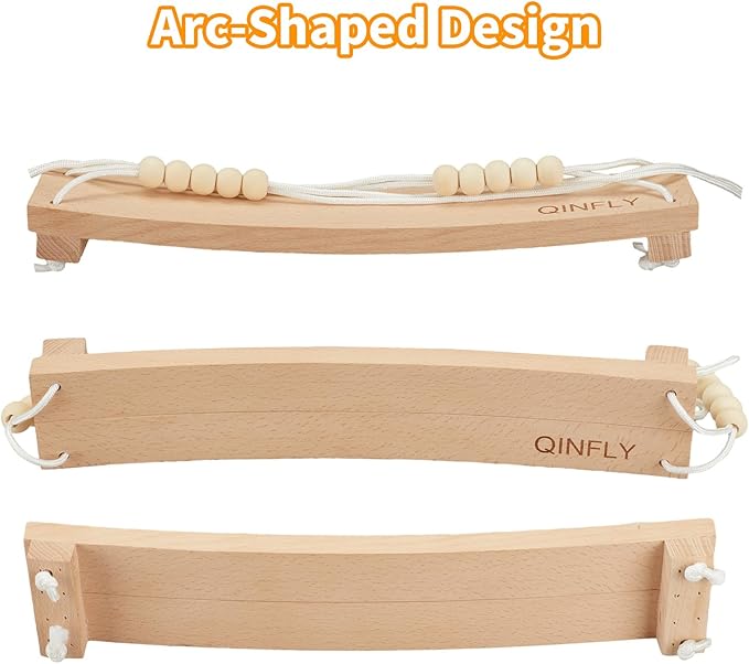 Arc-Shaped Chicken Swing Heavy Beech Wood Chicken Toys for Coop Handmade Chicken Swing for Hens Chicken Coop Accessories