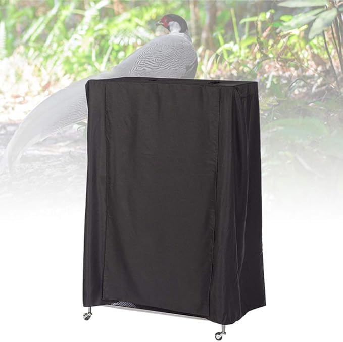 Bird Parrot Cage Cover Waterproof Extra Large Good Night Parrot Birdcage Covers for Parakeets Budgies Macaw Square Cages (M: 35x25x47in/ 89x64x120cm)