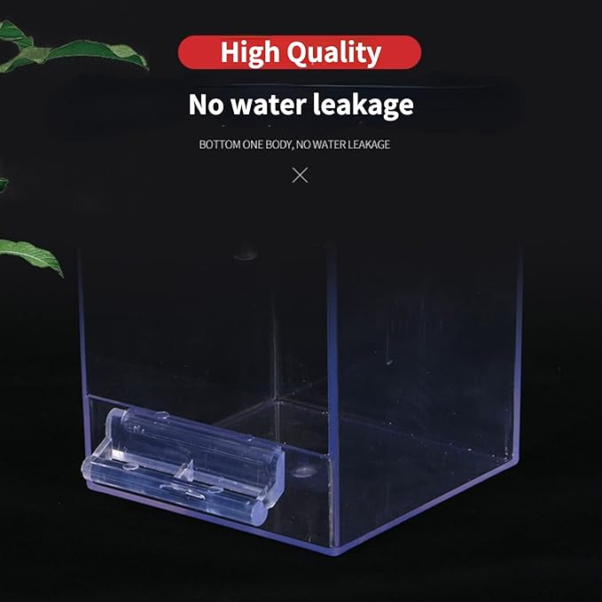 Bath Cage, Cleaning Pet Supplies Cockatiel Bird Bathtub with Hanging Hooks for Small and Medium Birds Parrots Spacious Parakeets Portable Shower for Square Birdcage