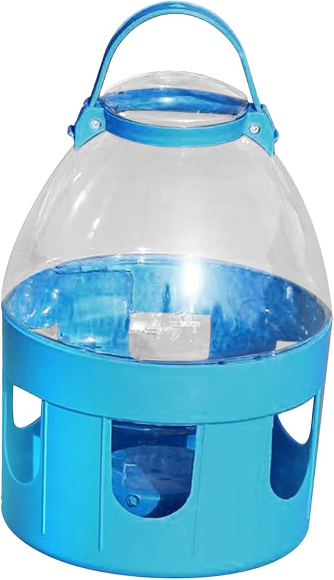 Bird Water Feeder Water Dispenser Convenient Hanging Feeding Tool Dove Drinker for Farm Cockatiels Pigeons Chick Pet Supplies, 4L