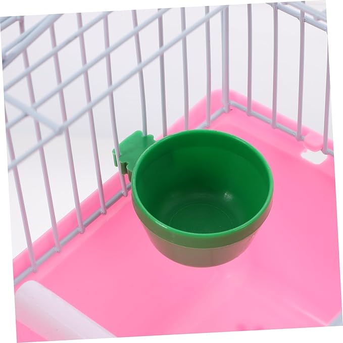 BESPORTBLE Portable Bird Carrier Cage Lightweight Travel Birdcage with Food Box Water Dispenser Spacious Design for Parakeets Birds for Pet Owners The Go