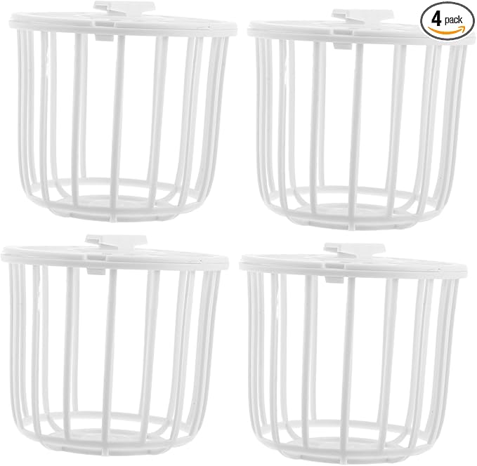 UKCOCO 4Pcs Durable Plastic Bird Nest Box for Finch and Canary Breeding Complete Nesting Material for Bird Cage Accessories for Parrots and Birds