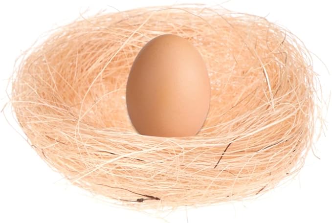 MERRYHAPY 6pcs Thread Chicken Nest Decor Artificial Chicken Coop Ornament for Easter Party Home Decoration DIY Micro-Landscape and Photography Props