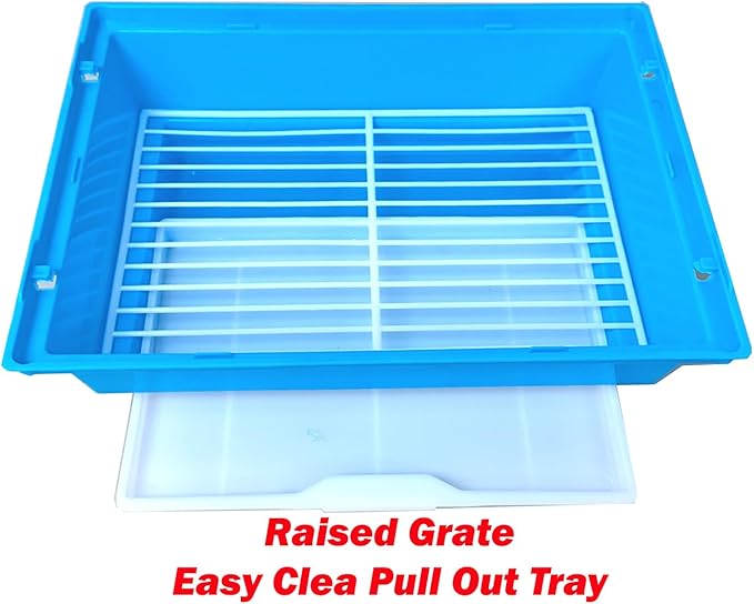 Lot of Ten Aviary Breeding Breeder Bird Cages for Lovebird Finch Parakeet - Mixed Colors (3 Blue Dome Top, 3 Green Roof Top, 4 Yellow Flat Top) - 11.5" W x 9" D x 15.5" H with 3/8" Bar Spacing