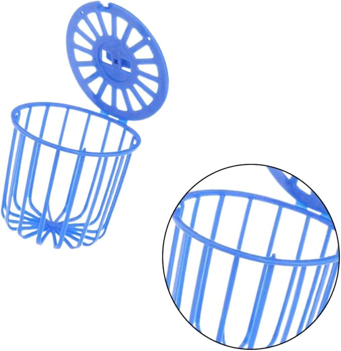 POPETPOP 2Pack Bird Parrot Feeder Cage Fruit Vegetable Holder Cage Hanging Basket Container Foraging Toys Bird Food Holder Accessories