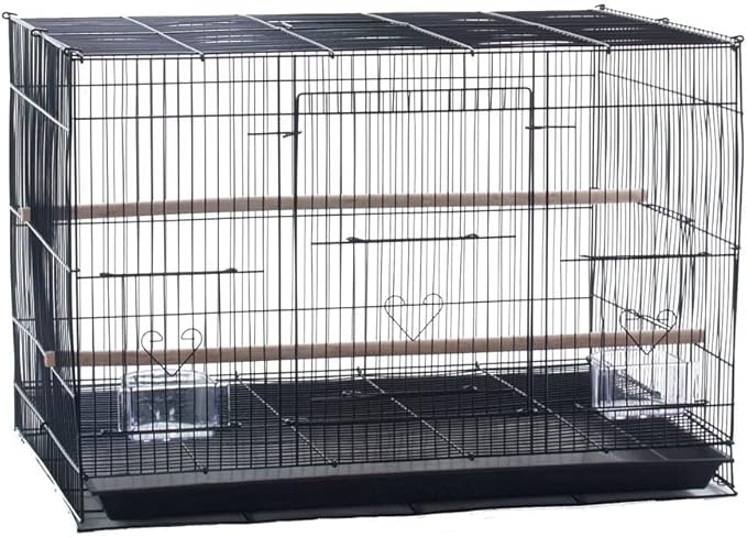 Divider Breeding Cage Aviary Bird Finch Parakeet Finch Flight Cage 24" x 16" x 16"