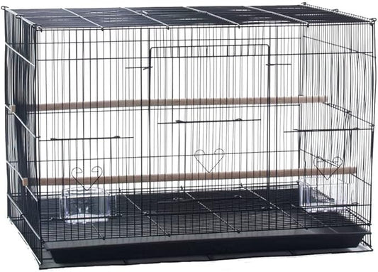 Divider Breeding Cage Aviary Bird Finch Parakeet Finch Flight Cage 24" x 16" x 16"