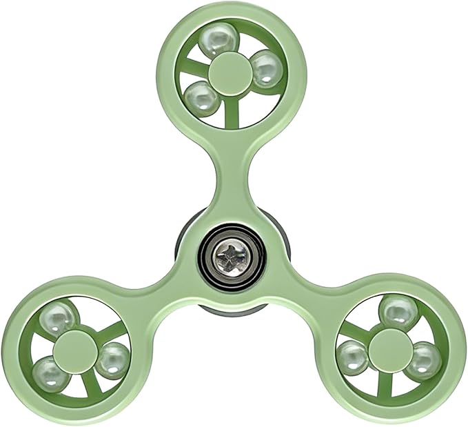 Spinning Bird-Toys Bird Cage Toys & Bird Perch Parrot-Parakeet Budgie Cockatiel Conure Macaw Chicken Parrot Enrichment Cage Accessories Small Animal Chewing Toy (Green Spinner)