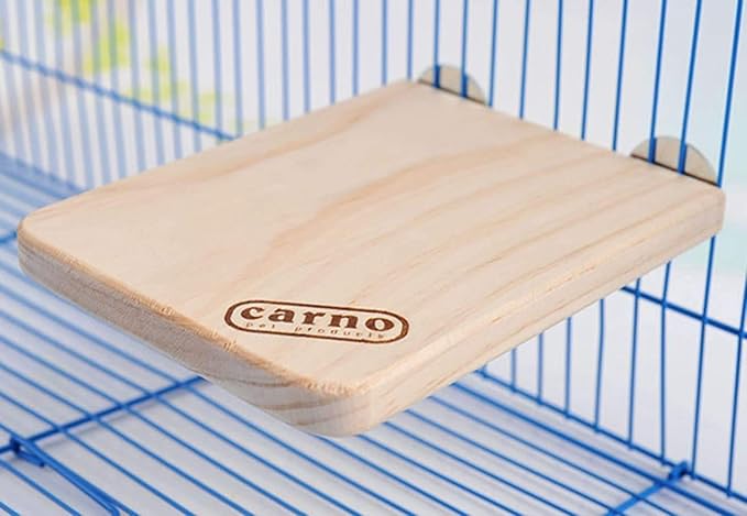 Litewoo Bird Wood Perch Platform Stand Shelf for Birds Budgie Parakeet Cockatiel Conure Cockatoo（Medium）