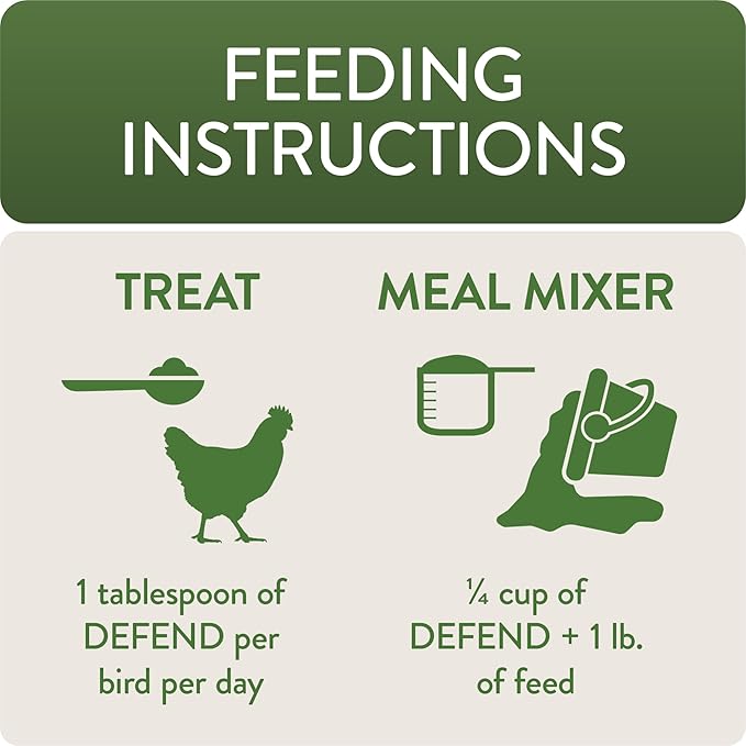 FlockLeader Defend, Functional Poultry Treats for Immune Support, 3.5 lb (Pack of 2)