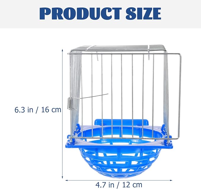 Ipetboom Hatching Nest Hollow Cage Nest Bird Cage Pigeon Breeding Nest Canary Nest for Cages Bird Breeding Basin Pigeon Nest Bowl Pigeon Nesting Bowl Bird Nest Breeding Box Iron Wire