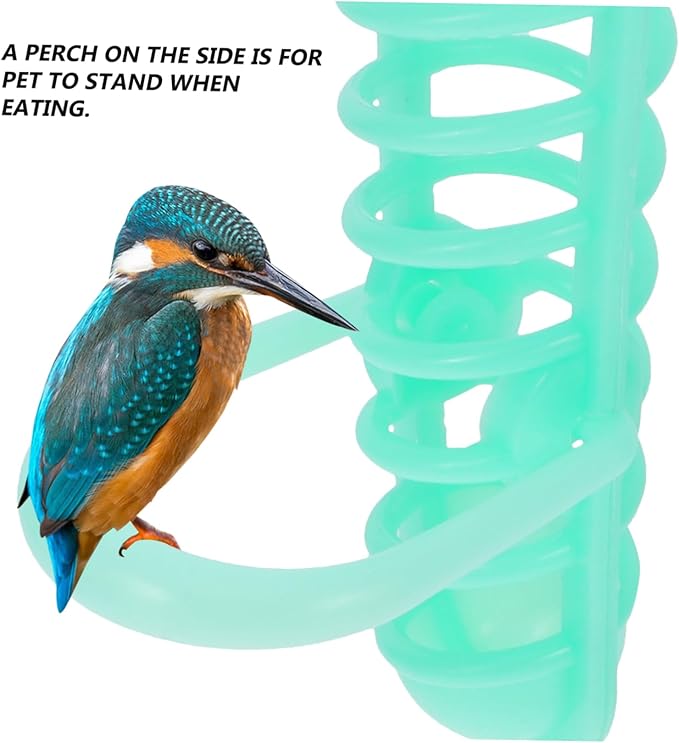 POPETPOP Bird Treat Holder-Parrot Food Fruits Basket Millet Feeding Cage Feeder for Parakeet,Cockatiel and Other Birds