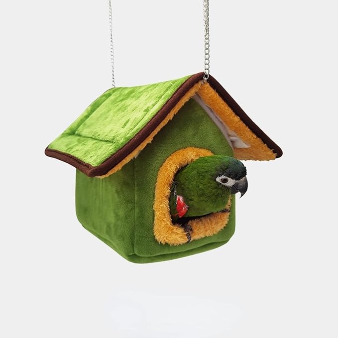 Winter Warm Bird Nest House Bed Hammock Toy for Pet Pet Parrot Parakeet Cockatiel Conure Lovebird