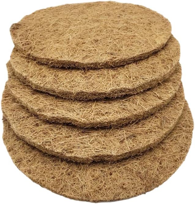 POPETPOP 10pcs Pigeon Nest Pads Coconut Cushion for Pigeon Eggs and Birds Warm Nesting Material for Shops Factories and Zoos