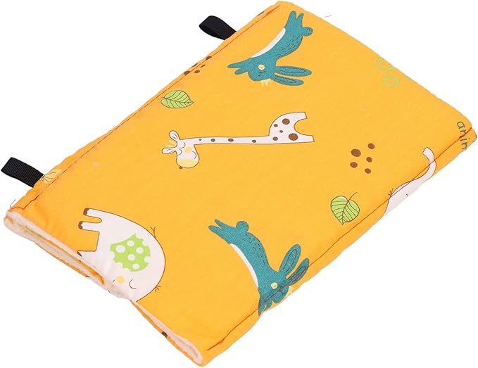 Bird Nest Snuggle Hut with 2 Hooks - Flannel Hanging Bed Tent for Parrots, Hamsters, Squirrels, Chinchillas | Soft Cave House for Small Pets (8.7"x5.9"x5.9")