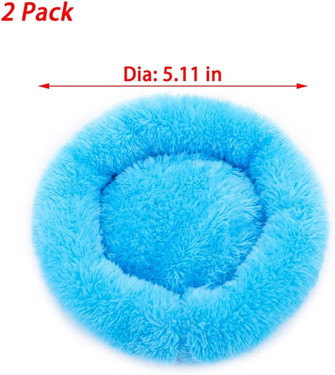 VTurboWay 2 Pack Bird Nest Mat, Bird Coconut Shell Pad for Bird Parrot Budgie Parakeet Cockatiel Conure Lovebird Canary Finch Nest (Colors May Vary)