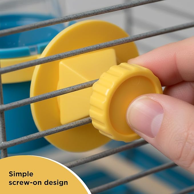 JW Pet Bird Cage Clean Cup Feeder & Water Cup Bird Accessory, Medium (Assorted Colors)