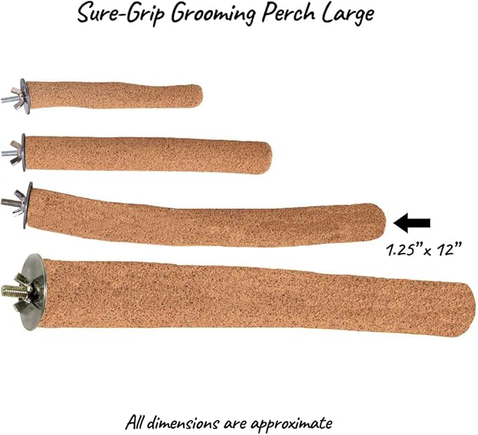 Super Bird Creations Sure-Grip Grooming Perch, Large