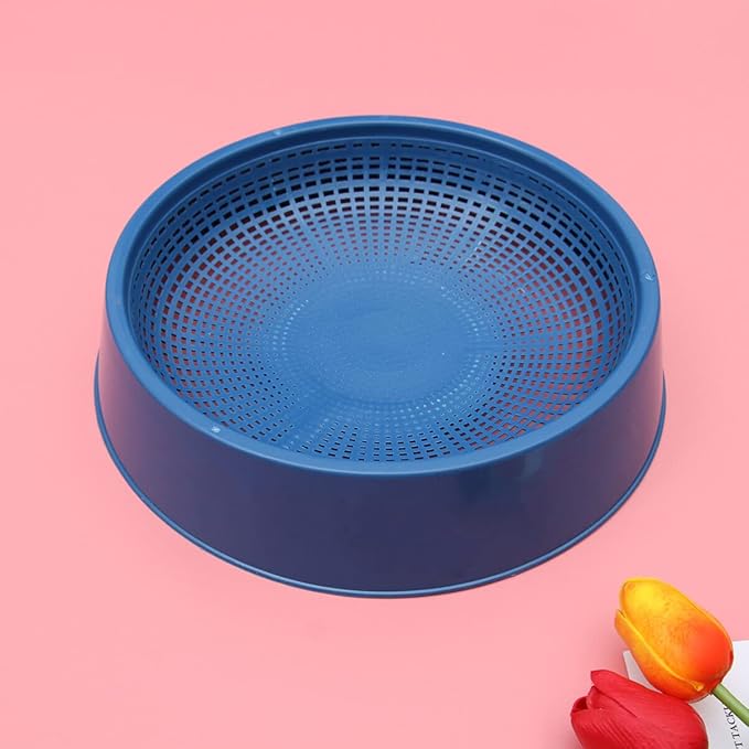 UKCOCO Pigeon Nest Bowl, Plastic Breeding Hatching Box Hollow Pet Cage Hut Nest Canary Finch Outdoor Nest for Parrot, Doves, Bird 4pcs