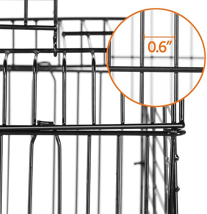 Topeakmart Heavy Duty Open Top Travel Bird Cage Carrier for Bird Canary Cockatiel Small Parrots