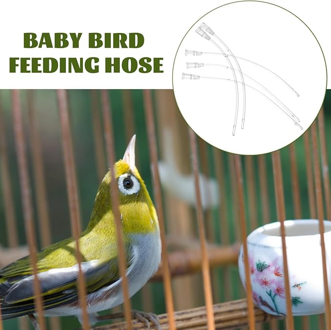 iplusmile Bird Feeding Tube, Parrot Feeding Hose Syringe, 5pcs