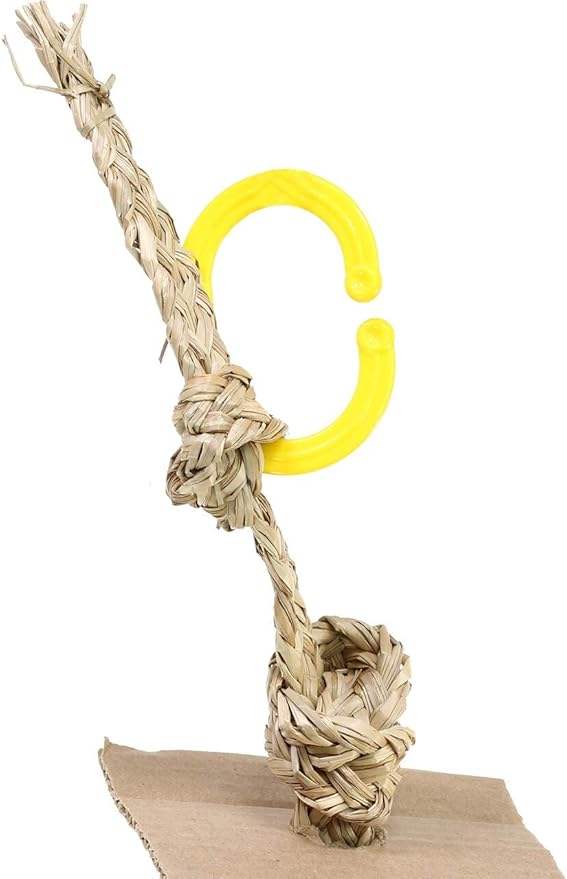 Bonka Bird Toys 2204 Large Ring Roll 25" x 4", Large Parrot Chew Shred Cage Toy, Cockatoo, Amazon, African Grey, and Similar