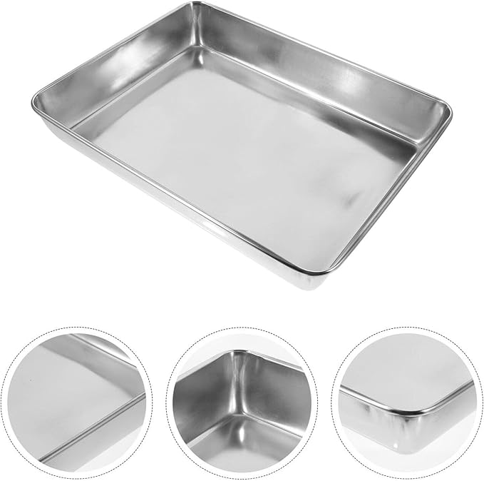 VILLCASE Bird Bath for Cage Bird Washing Container Pigeon Supplies Metal Shower Basin Pet Tub