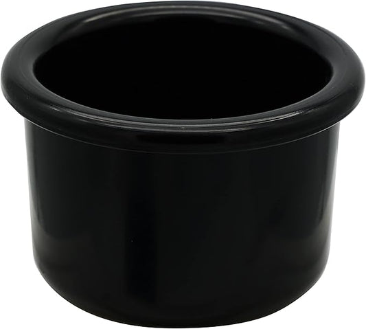 A&H Tool & Die Crock-Style Black Plastic Bird Dish 8 oz