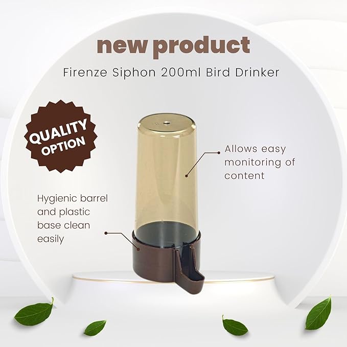 2GR Bird Accessories - 5pcs of Automatic Feeder, Bird Food Dispenser for Cage Bird, and Bird Seed Container – Perfect for Budgie Food, Parakeet Bird Food, Canary Food, and Parrot Food Storage