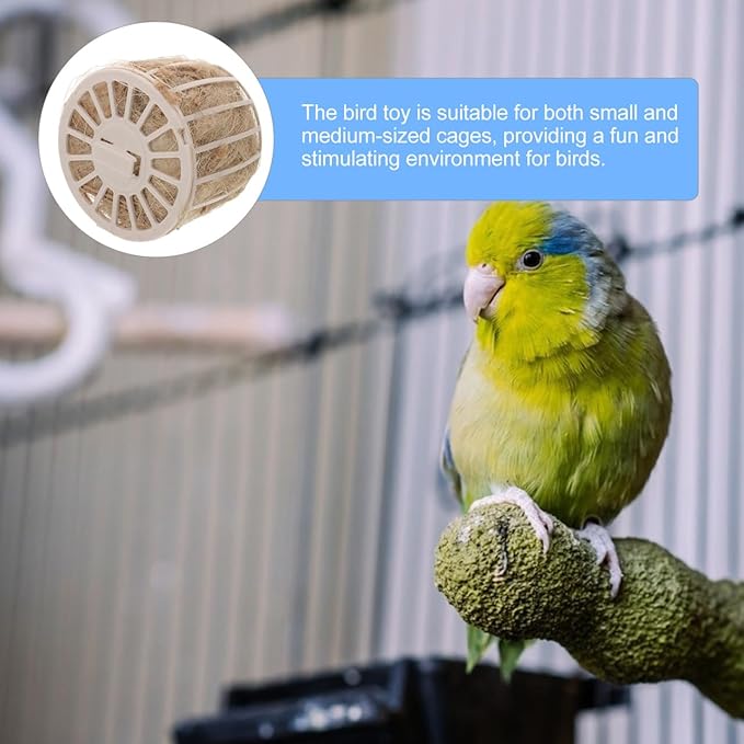 INOOMP Bird Nest Plastic Breeding and Hatching Bowl 2.91X2.91X2.75In Small Nest for Parrots Pigeons Parakeets Cage Accessories