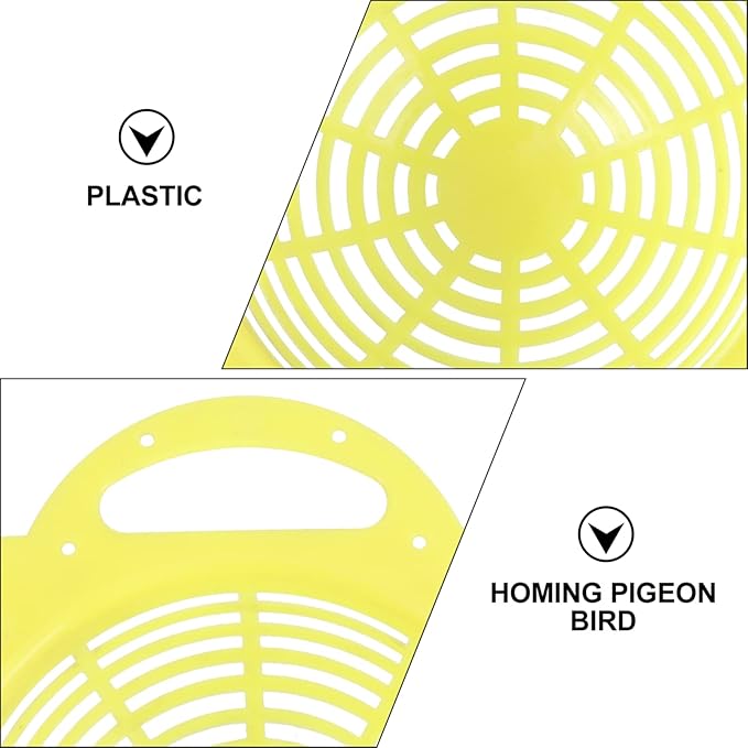 balacoo 2pcs Plastic Bird Nesting Bowl Sealed Bird Nest Basin Easy to Install for Pigeons and Parakeets