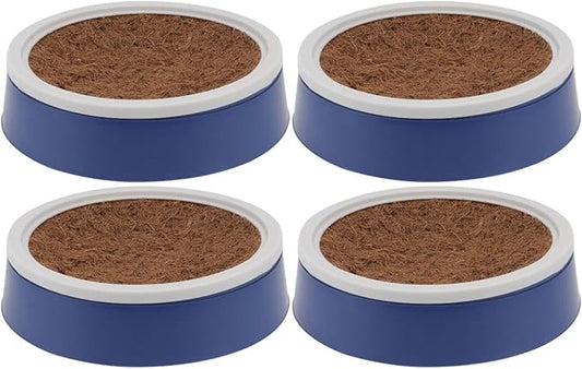 balacoo 4 Sets Pigeon nest Egg nest Straw Birds Pigeon Supplies Bird cage Accessories White Plastic Eggs Pigeon breeding Parakeet Bird cage Pigeon Nest Supply Bowl mat homing Pigeon Coir