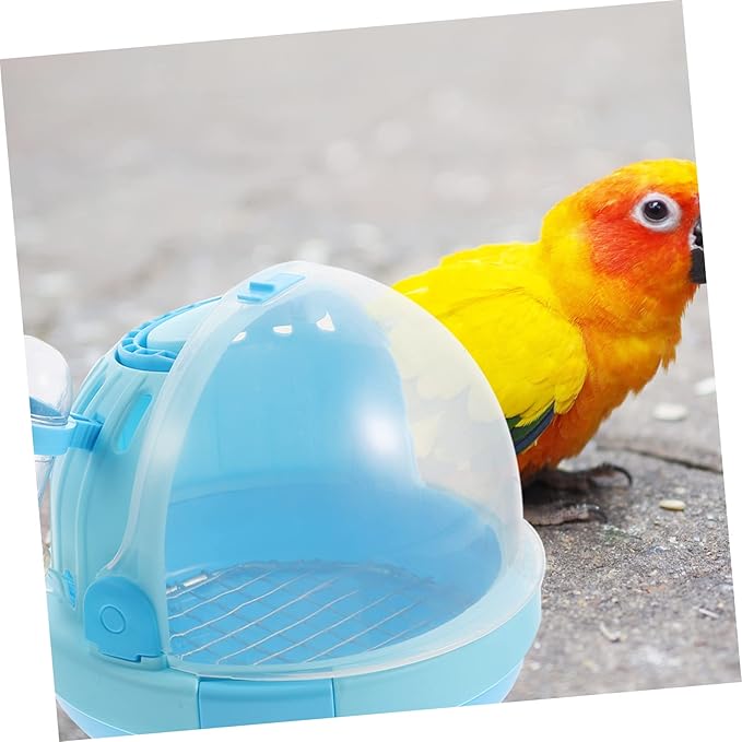 balacoo 1set Portable Pet Bird Carrier Handheld Parrot Travel Cage Detachable Base for Easy Cleaning Vented Design for Air Circulation for Outdoor Use and Travel Your Feathered Friend