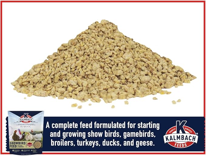 Kalmbach Feeds 24% Starter Crumble for Showbirds and Gamebirds, 5 lb Bag