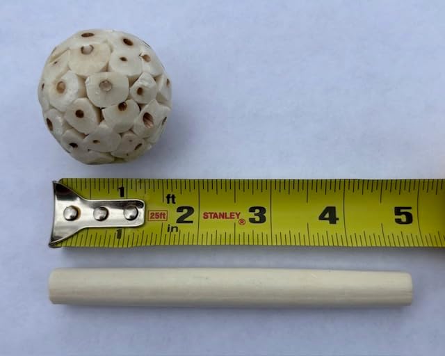 Mini Sola Wood Bird Toy Bunde -Sola Balls & Sola Logs, Shreddable Chew Toys, Foot Toys, Perfect for Small Birds - 10 piece Set (Mini)