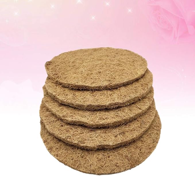 POPETPOP Nest Pads for Pigeons 15 Pack Coconut Palm Mat Bird Nesting Pad Pigeon Supplies