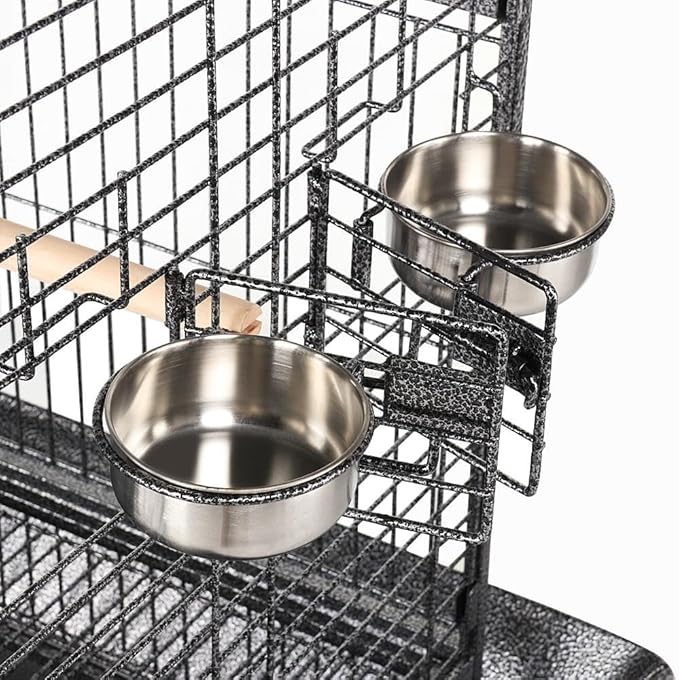 Topeakmart Extra Large Parrot Bird Cage for Macaw Cockatoo Cockatiels African Grey with Open Play Top