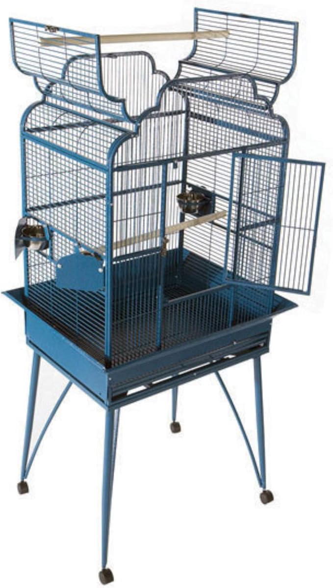 Victorian Open Top Cage Black