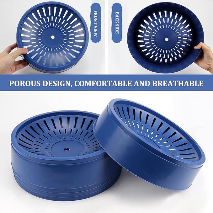 10 Pcs Plastic Pigeon Nest Bird Nest Bowls Pigeon Nest Bowl Breeding Hatching Nest for Pigeons Quails Breeding Hatching (Blue1)
