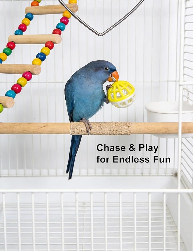 12 Pack Bird Toys, Safe Durable Chew Toys for Pet Parrots, Lovebirds and All Small Medium Birds