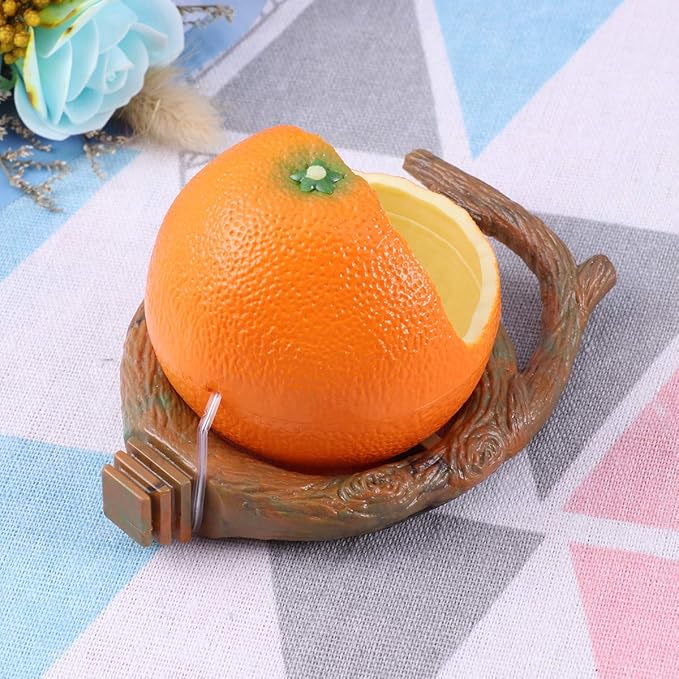 POPETPOP Birds Feeder Bowl-Parakeet Food Dish Orange Shaped Birds Feeder Cup for Small Parrots, Cockatiels,Conure and Hamster Small Animal Drinking Water Container