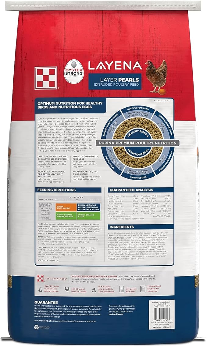Purina | Layena Pearls Poultry Feed (25 LB)
