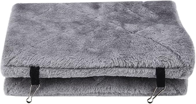 Bird Bed for Cage, Bird House Winter Warm Bird Bed for Cage Hanging Bird Hammock Soft Plush Snuggle Hut Tent, for Budgie Parakeet Cockatiel Conure Lovebird (S)