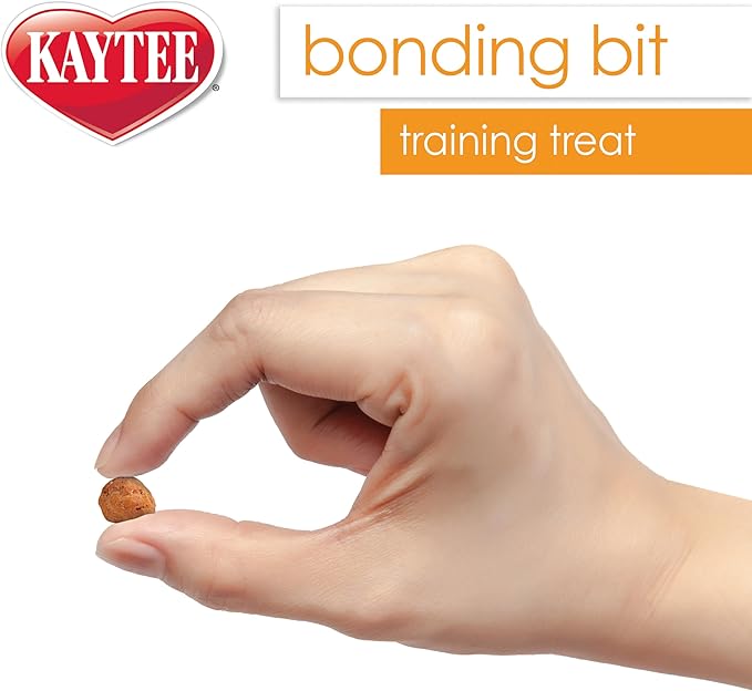 Kaytee Pet Bird Bonding Bits Training Treat for Conures, Cockatiels, Lovebirds, Parakeets, Amazons, African Greys, Ecletus, Pionus, Cockatoos and Macaws, 3 oz