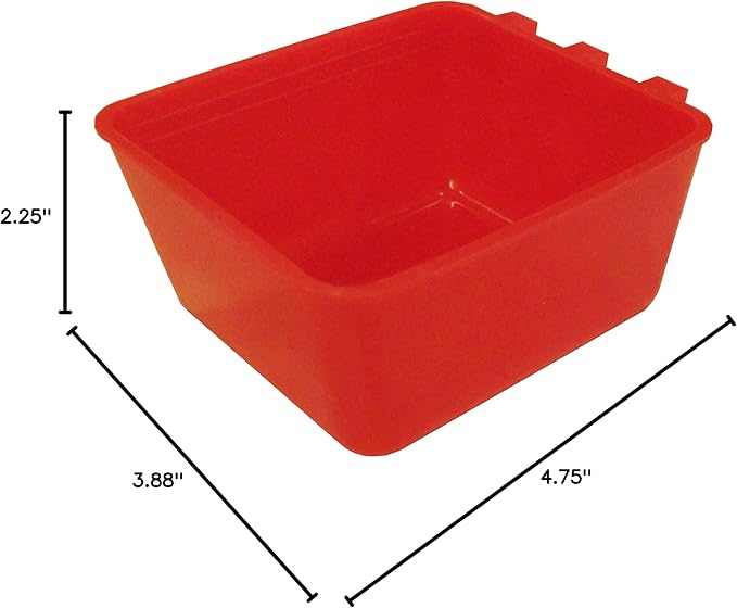 2 Pack of RITE FARM PRODUCTS 12 OZ Pigeon Quail Dove Chicken Rabbit Bird Feeder Water Drinker Cups Wire CAGE