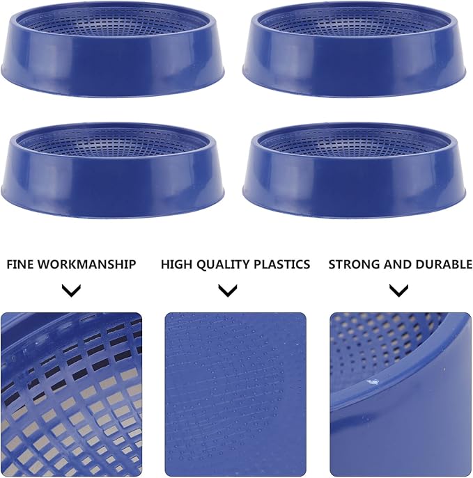 POPETPOP Plastic Bird Nest for Small Birds Parakeet Nest Box Breeding and Hatching Bird Cage Accessory 10.23X10.23X2.36 Inch Durable Pet Cage Ornament